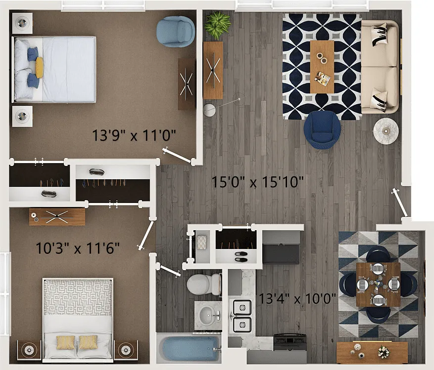Floor plan The Barrington