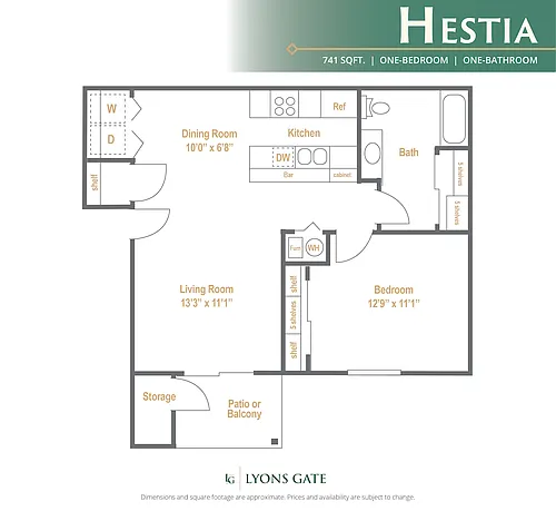 Floor plan Hestia