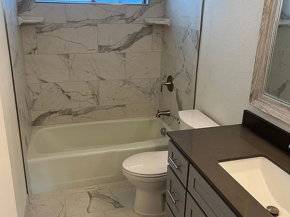 Remodeled bathroom.