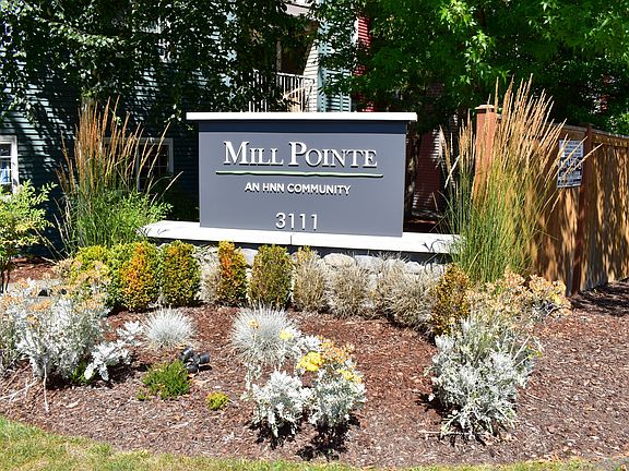 Mill Pointe Monument Sign at the entrance