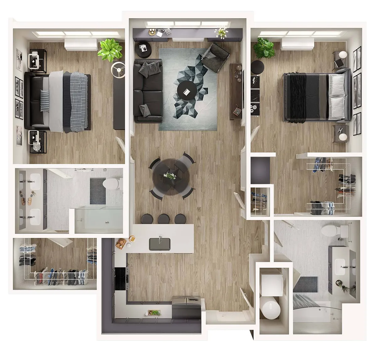 Floor plan B1