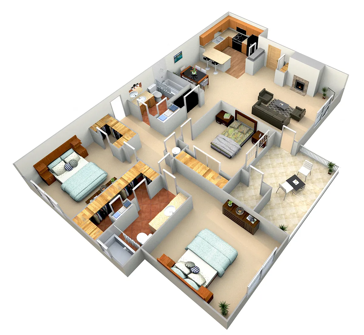 Floor plan C3R