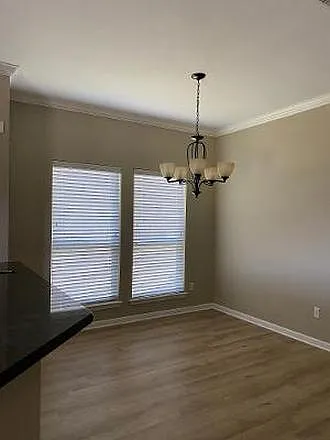 dining room showing new floors