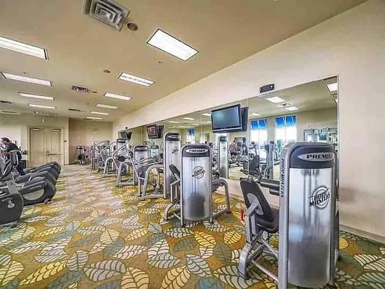 Cardio room.