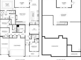 Foxwood Basement Plan, Vines at Mill Creek - Legacy Series, Braselton, GA 30519