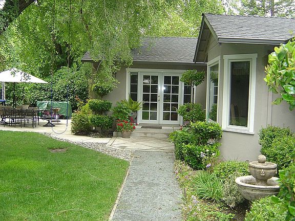 Back yard outside Master