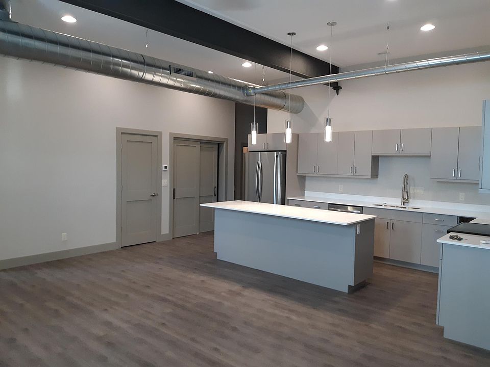 kitchen- open floor plan view from living room