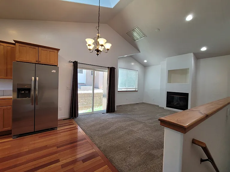 Living room and dining
