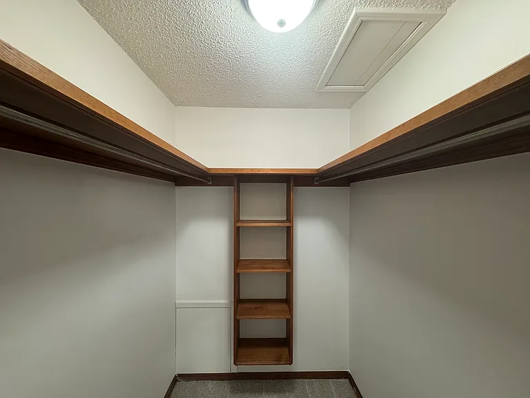 Secondary bedroom walk-in closet