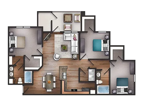 Floor plan The Pacolet