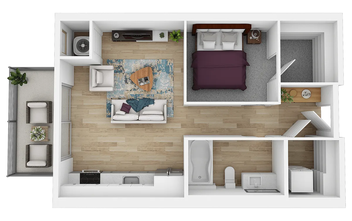 Floor plan A1-B