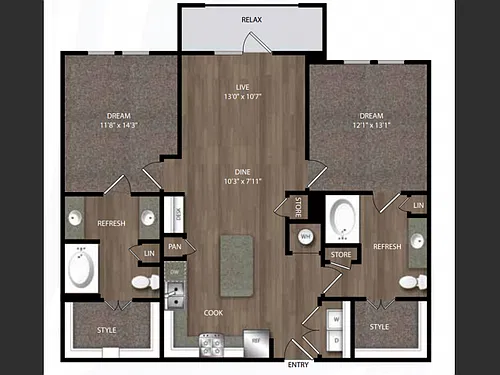 Floor plan B2