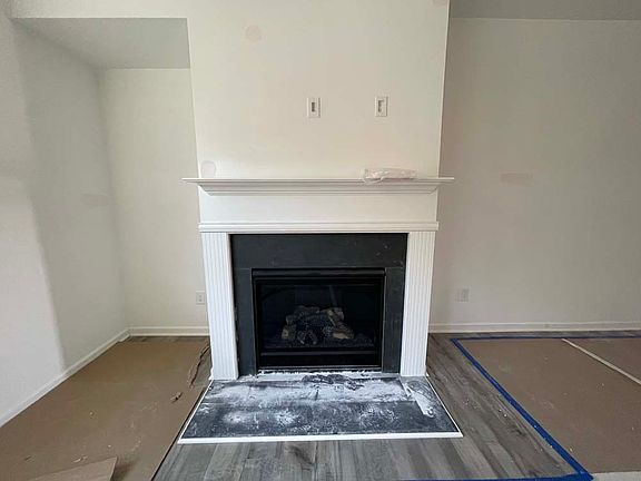 Living Room Fireplace Construction Progress Your new home at 3688 Hester Street.