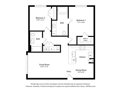 Floor plan B1