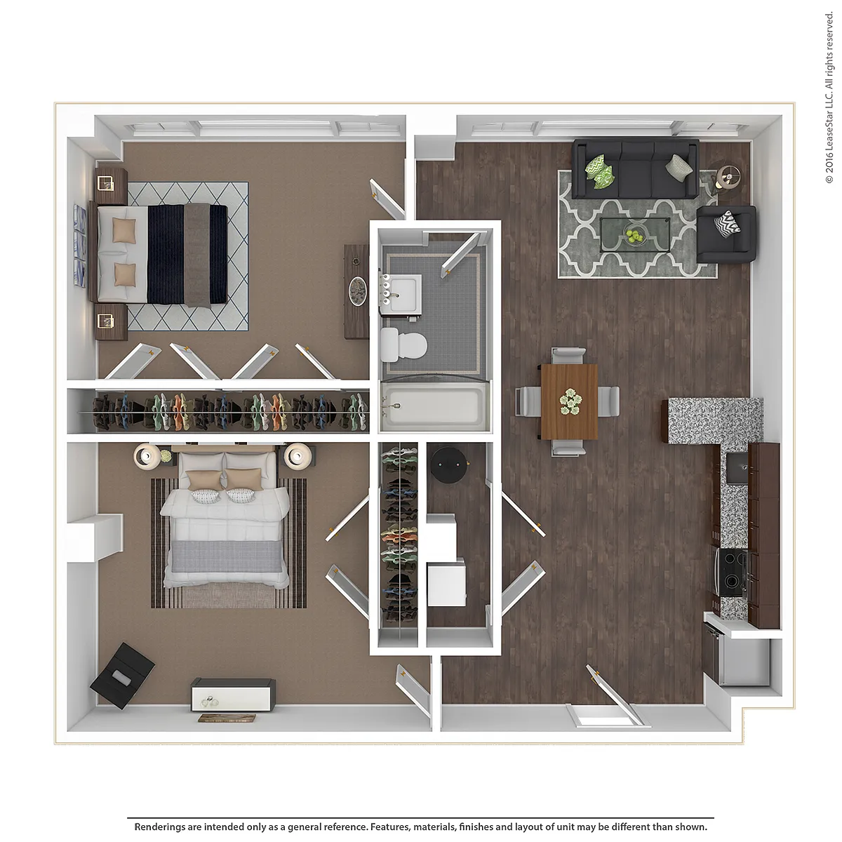 Floor plan 2 Bedroom