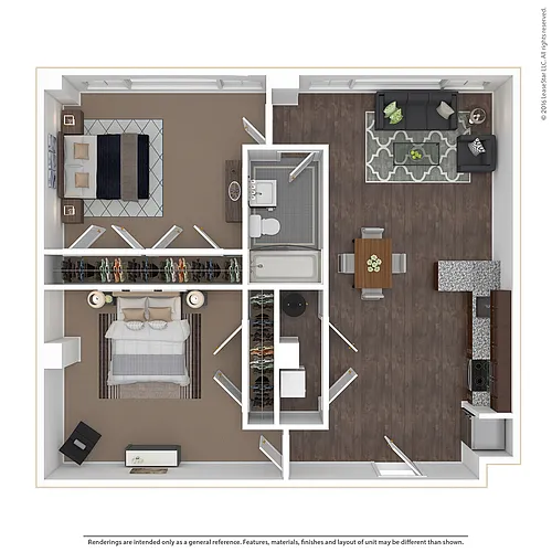 Floor plan 2 Bedroom