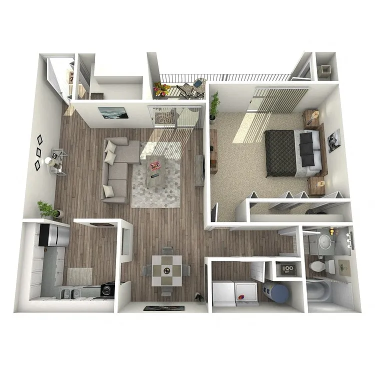 Floor plan 1/1 Adler