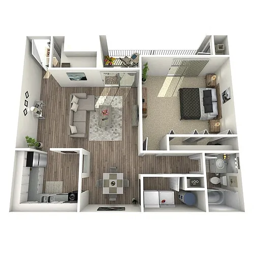 Floor plan 1/1 Adler