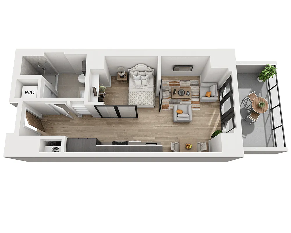 Floor plan Studio E1X