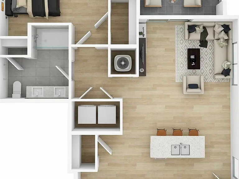 One Bedroom | One Bathroom One Bedroom | One Bathroom