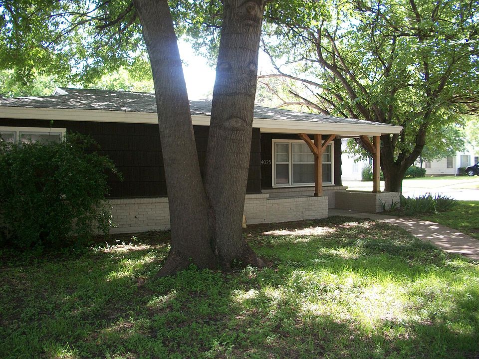 Shaded front yard.