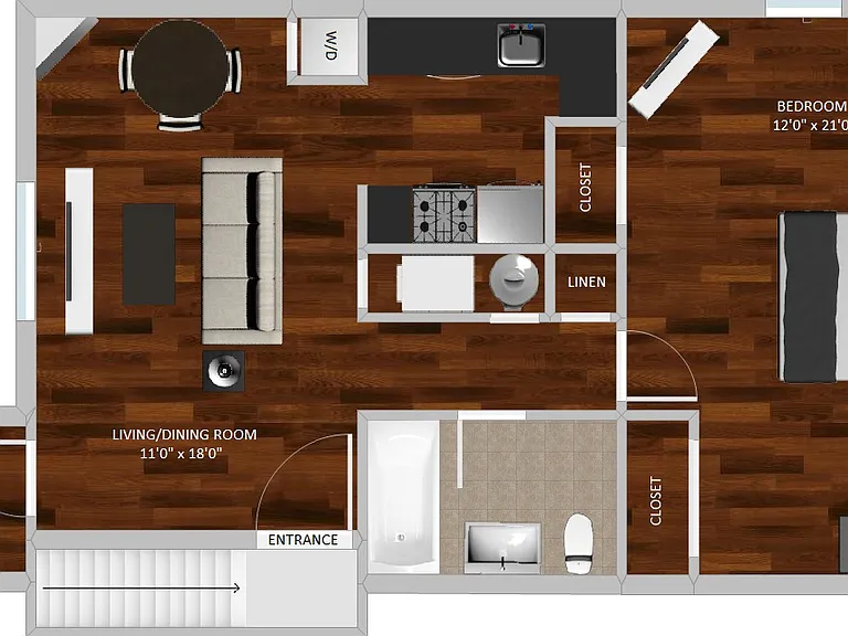 Upstairs Floorplan