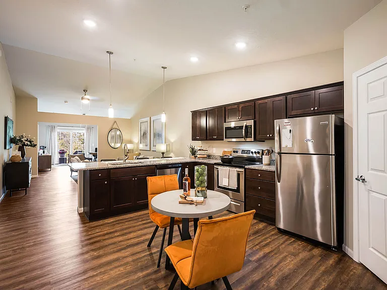 Spacious Kitchens with Breakfast Bar and Room for a Table