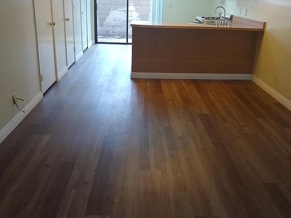 From the living room to the kitchen and patio