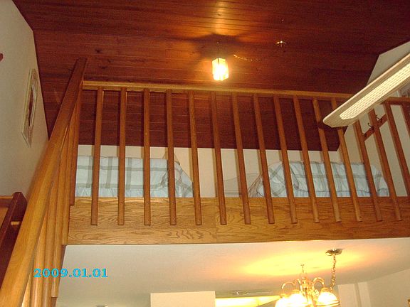 loft with twin beds