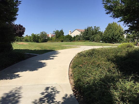 Walking trails across street