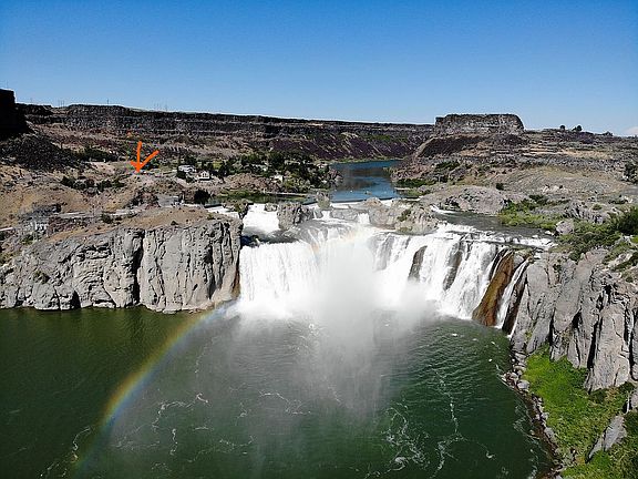 Located above Shoshone Falls