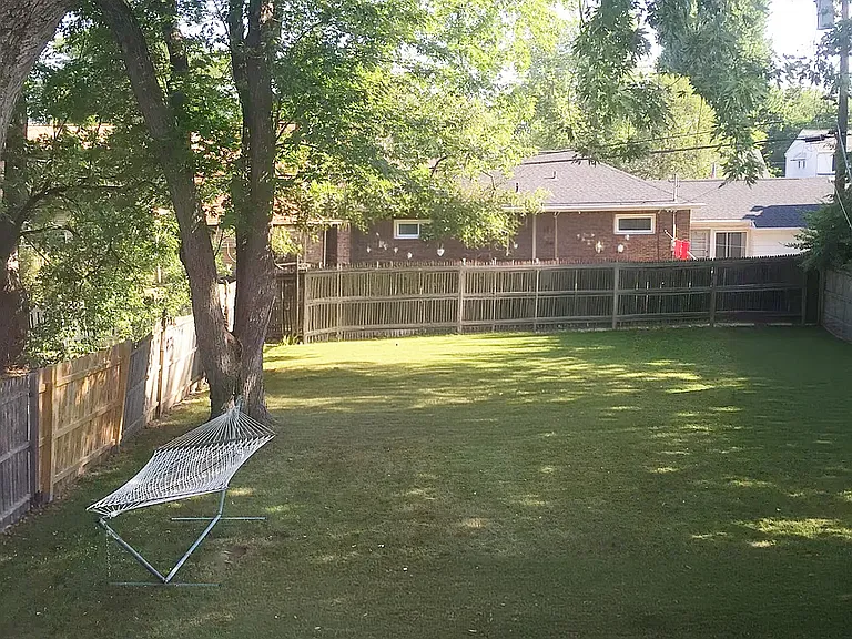 LARGE BACKYARD.