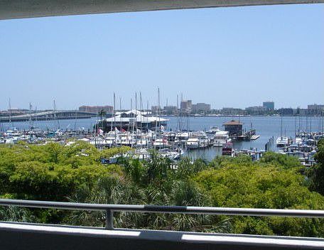 View of the marina