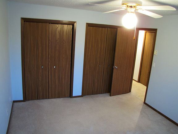 Master bedroom double closets