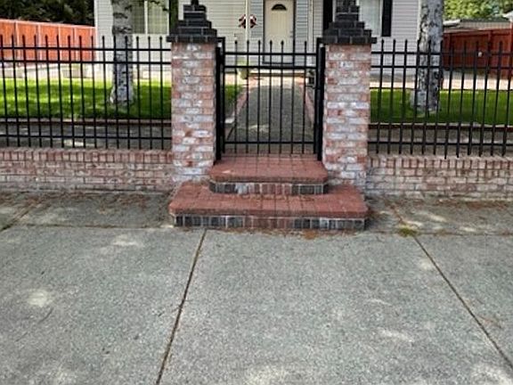 Custom Built Brick Posts