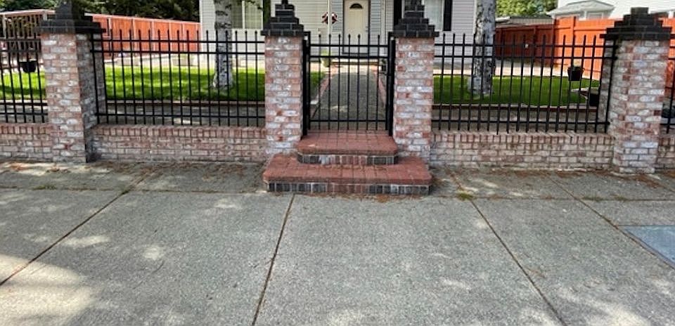 Custom Built Brick Posts