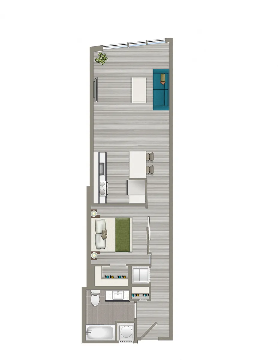 Floor plan Flat-I