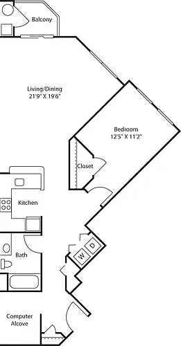 Floor plan 1C