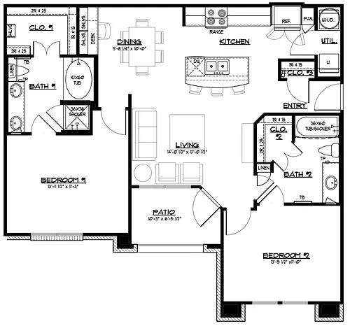 Floor plan B1