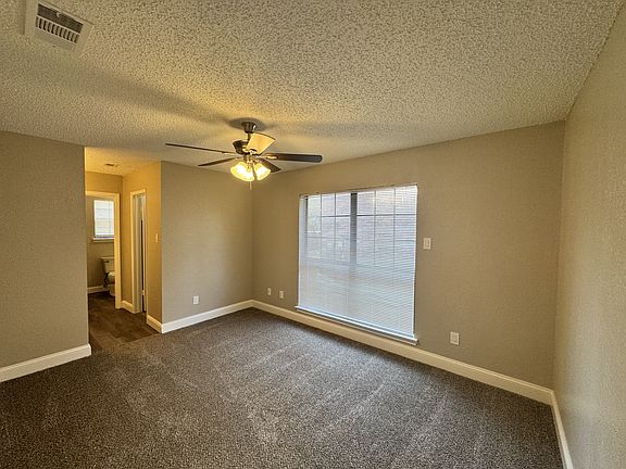 Master bedroom with walk in closet