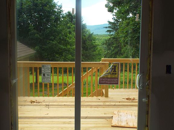 slider and porch off kitchen