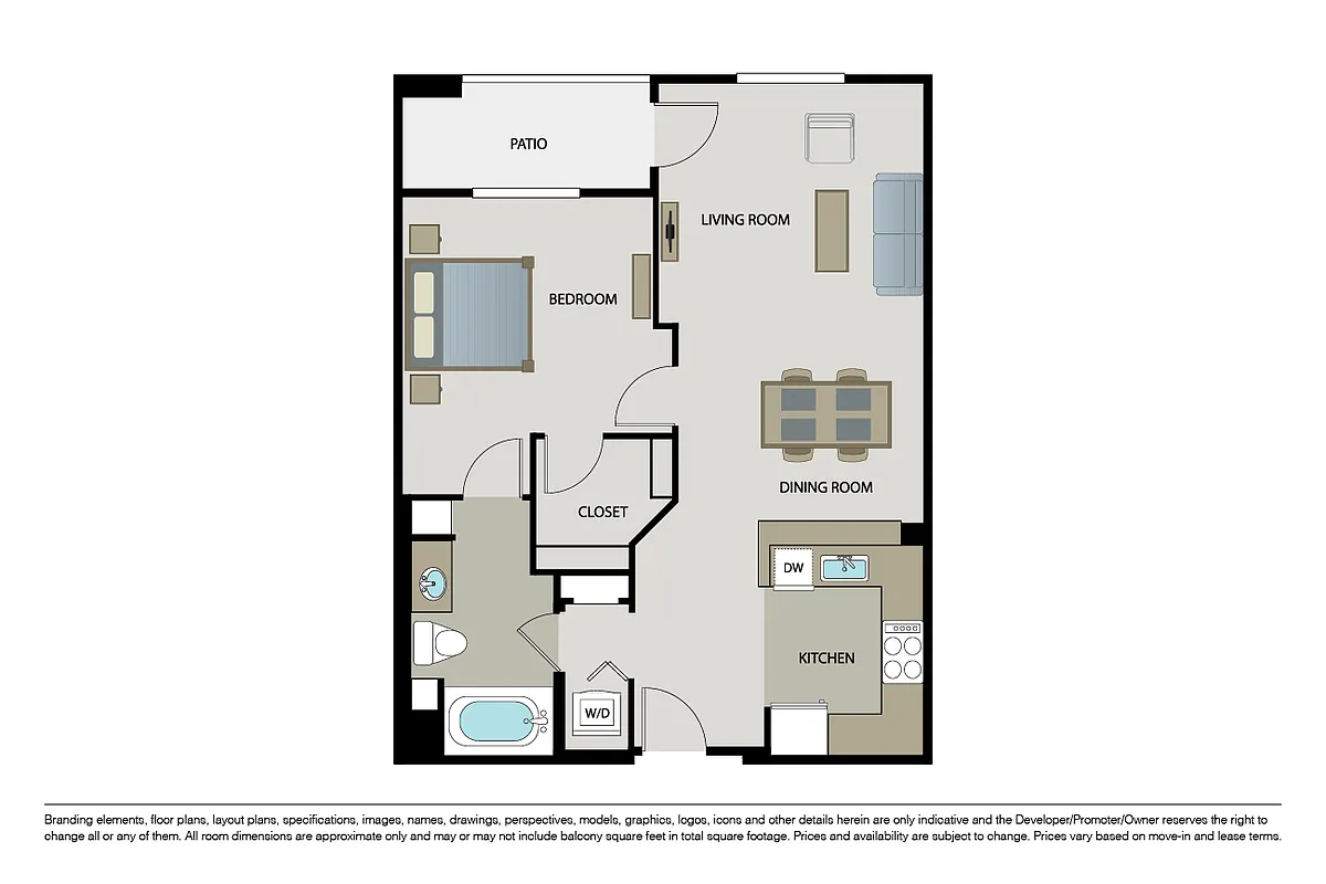 Floor plan The Larkin