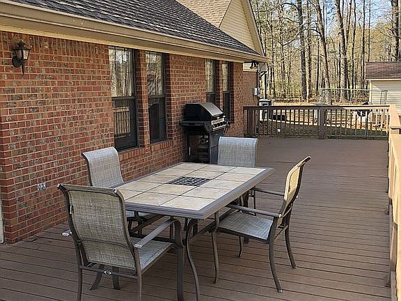 Large composite deck