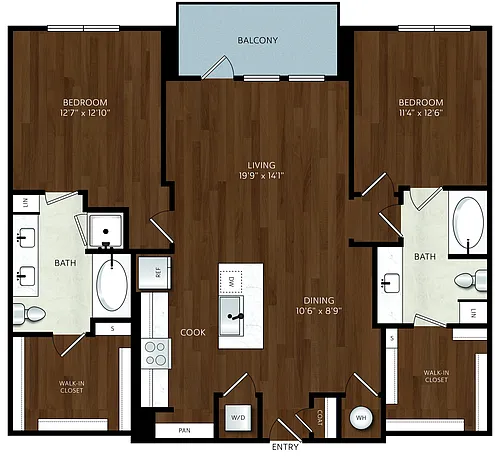 Floor plan B7