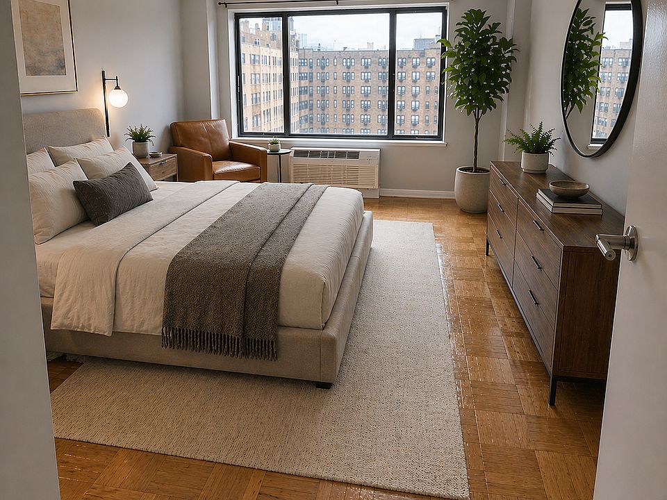 Large bedroom with large closet