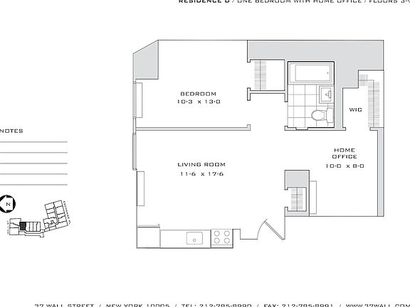2nd image of 37 Wall St APT 9D