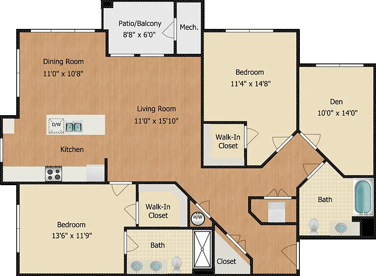 Sycamore Floorplan Diagram