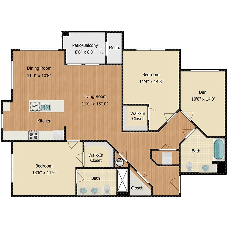 Floor plan Sycamore