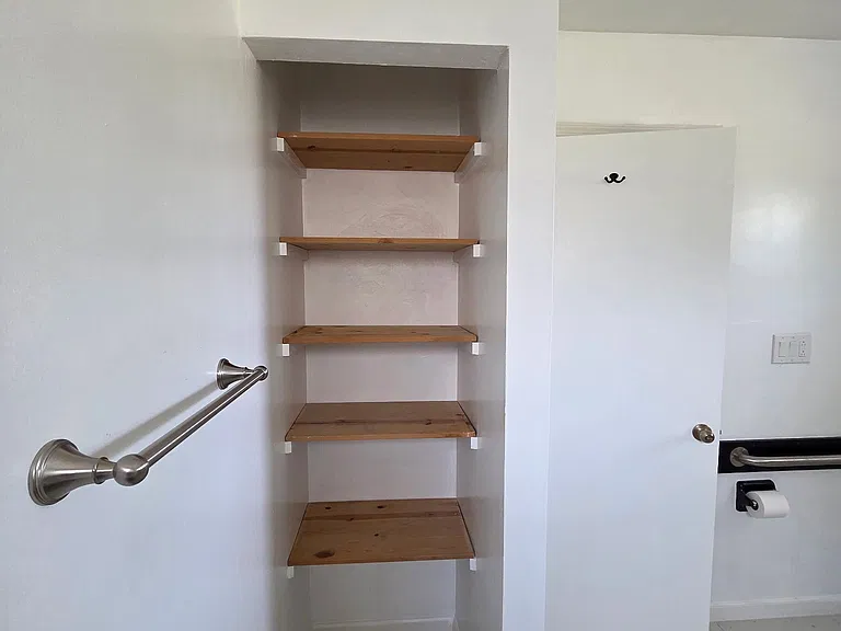 master bathroom closet space