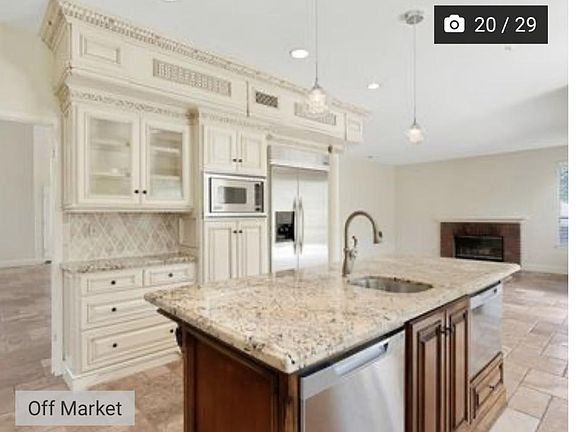 Viking Appliances two French doors leading to terrace